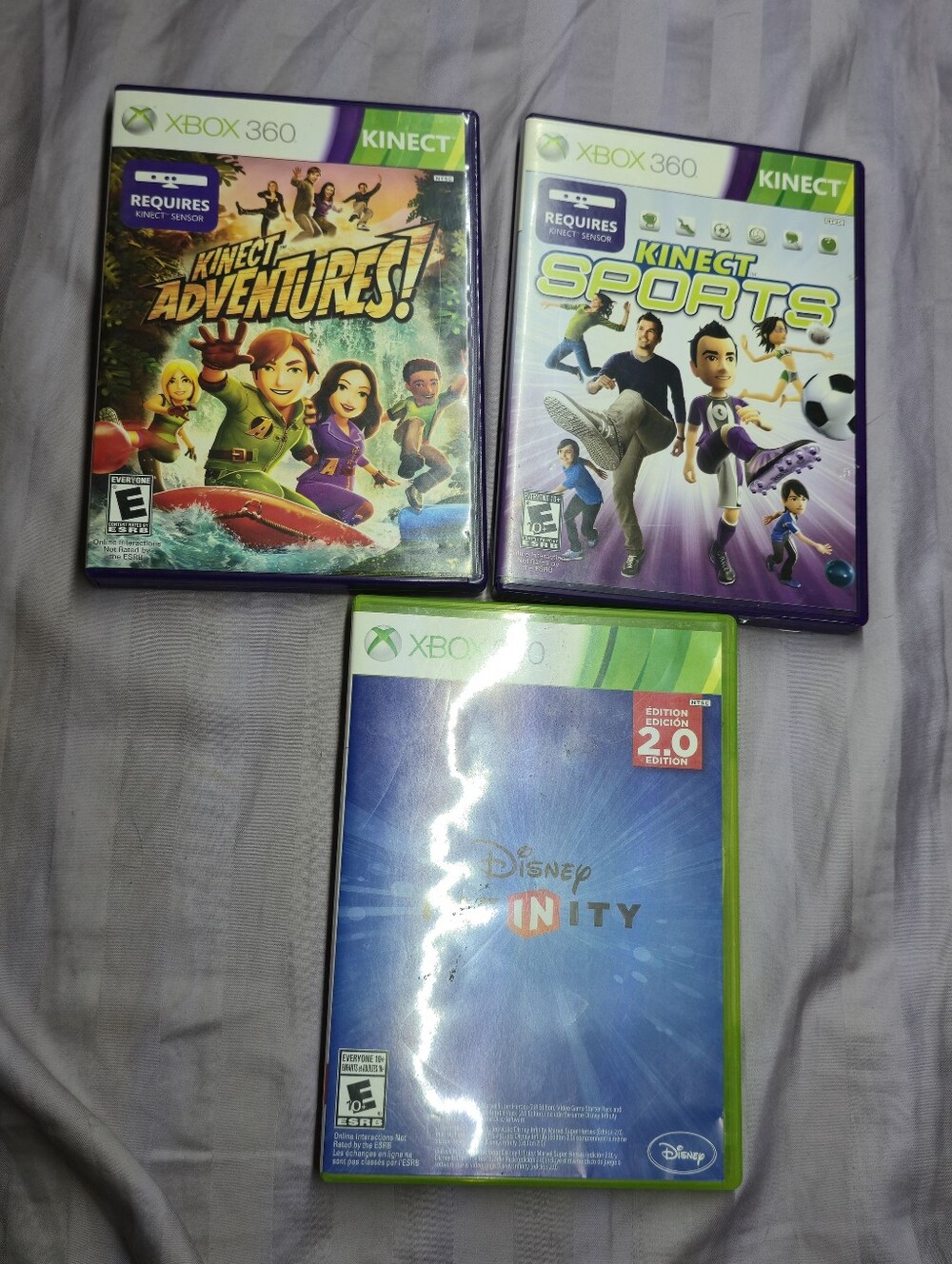 Lot of 3 XBox 360 Games Mixed Various Games